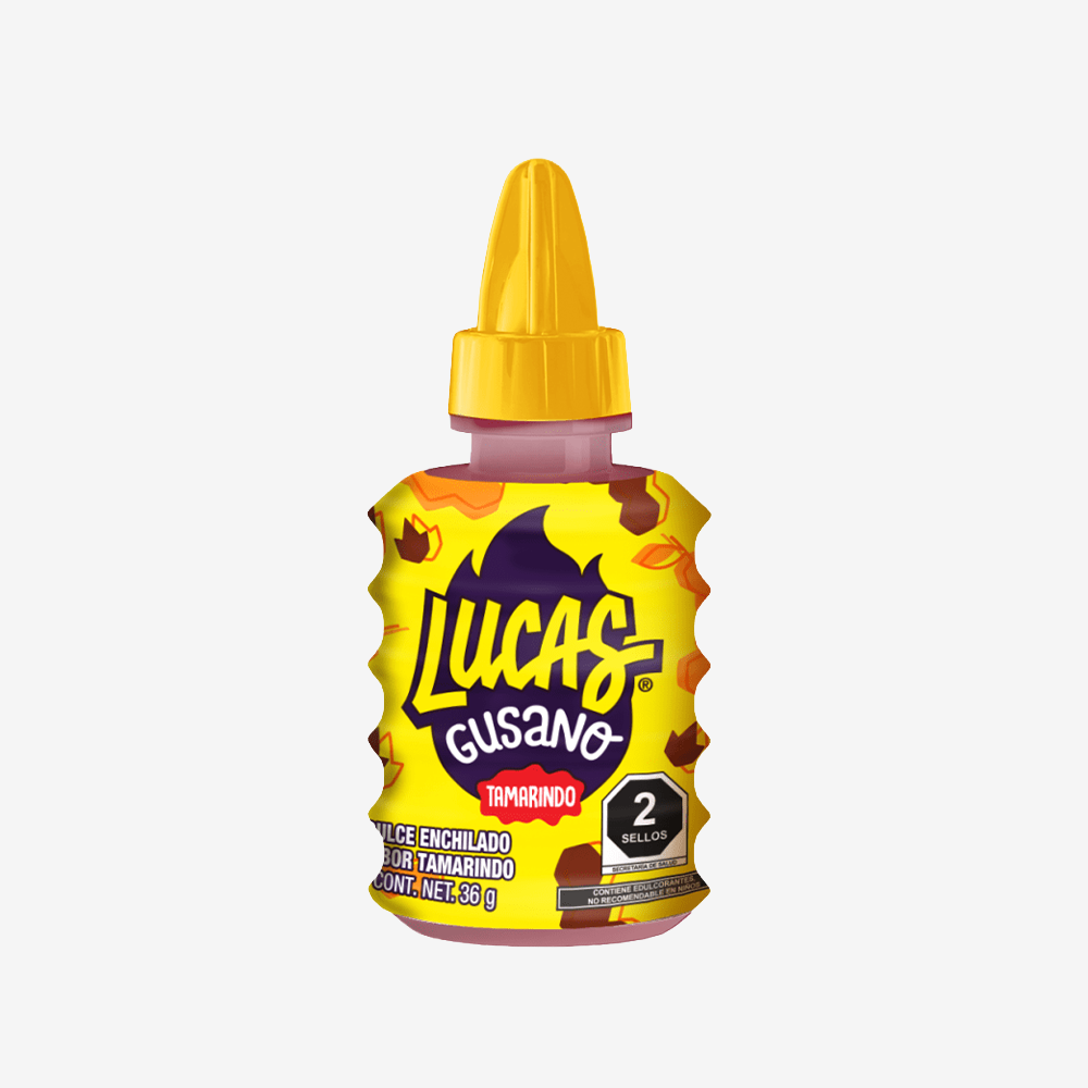 Dulce Líquido Enchilado Tamarindo Gusano Lucas 36 g