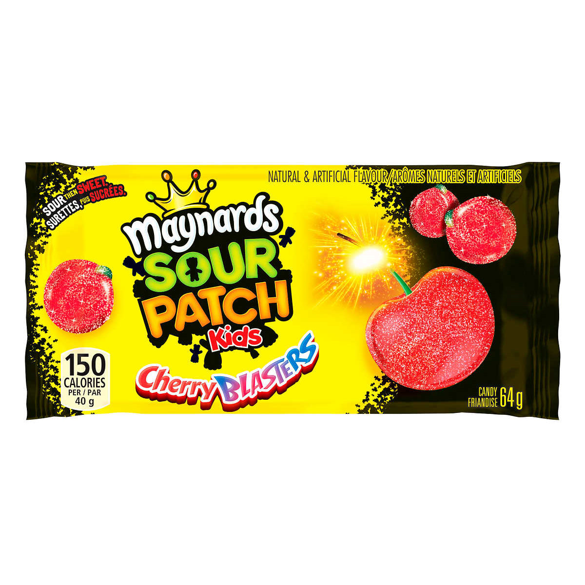 Gomitas Cherry Blasters Maynards Sour Patch Kids 64 g