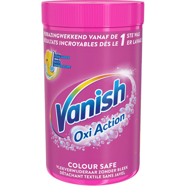 Quitamanchas en Polvo Ropa Color Oxi Action Pink Vanish 1,5 kg