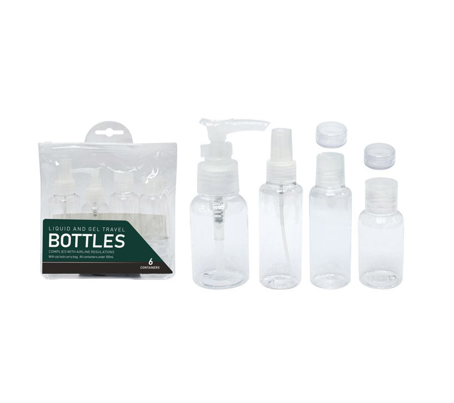 Set de 6 Contenedores para Viaje 1 un