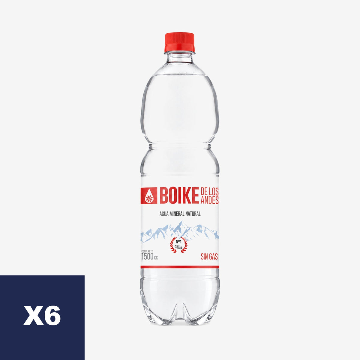 Agua Mineral sin Gas Boike 6 x 1.6 L