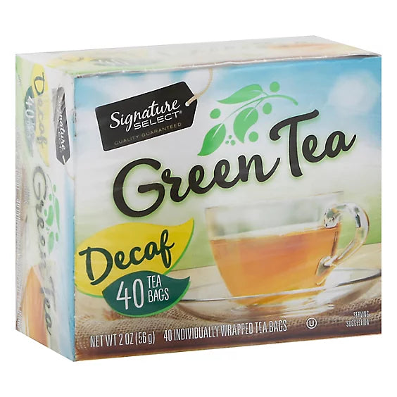 Té Verde Descafeinado Signature Select 40 un
