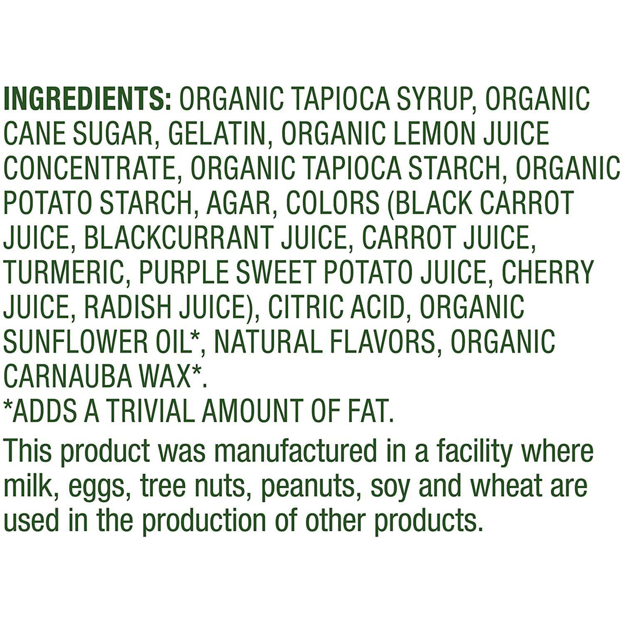 Gomitas Ositos Ingredientes Naturales Caja Black Forest 65 un x 22 g