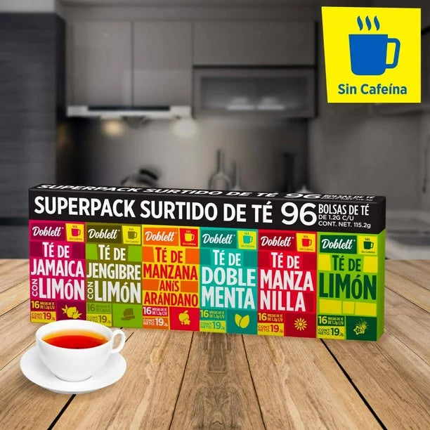 Surtido de Té Doblett 6 Sabores 96 un