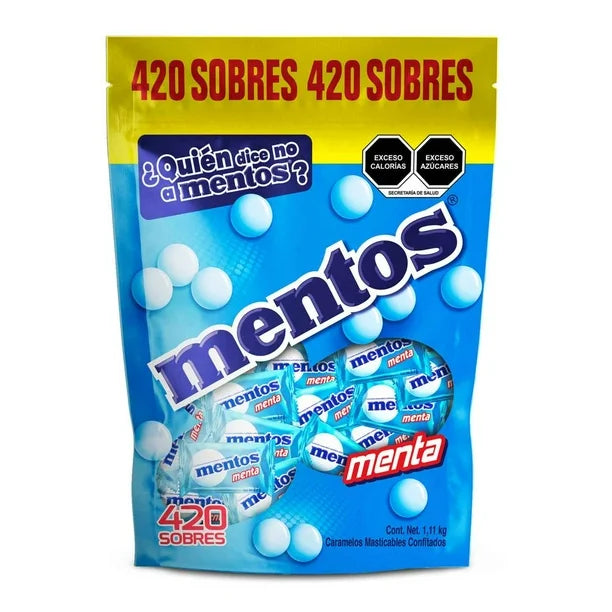 Caramelos Masticables Confitados Mentos 1,11 Kg