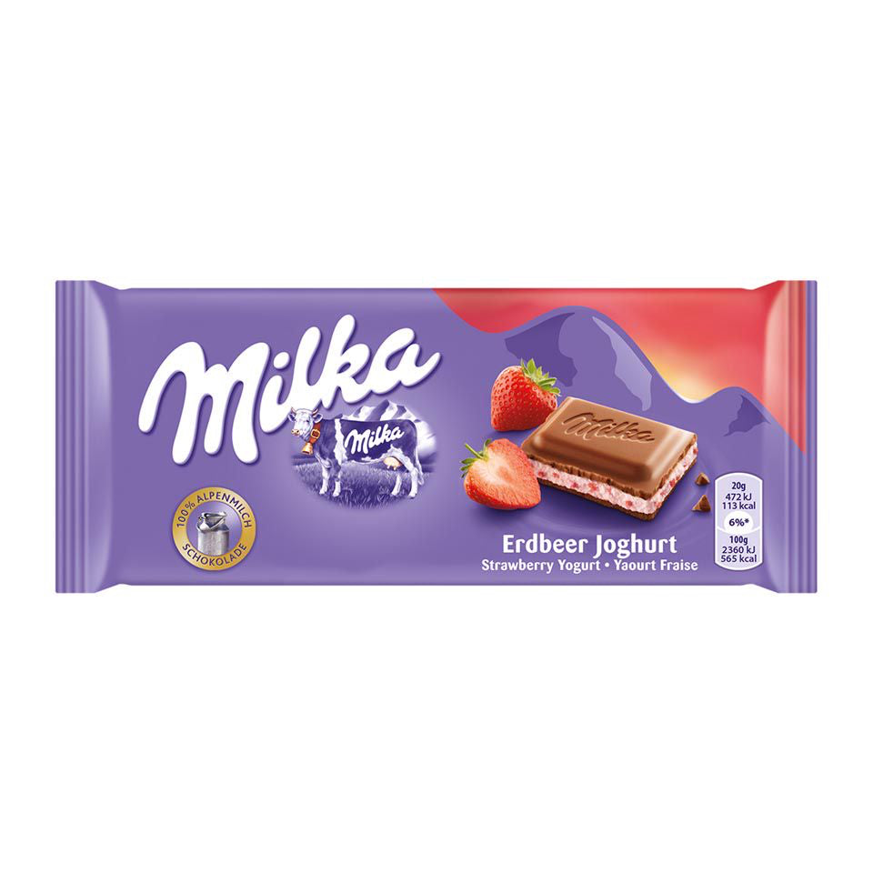 Chocolate Yogurt Frutilla Milka 100 g