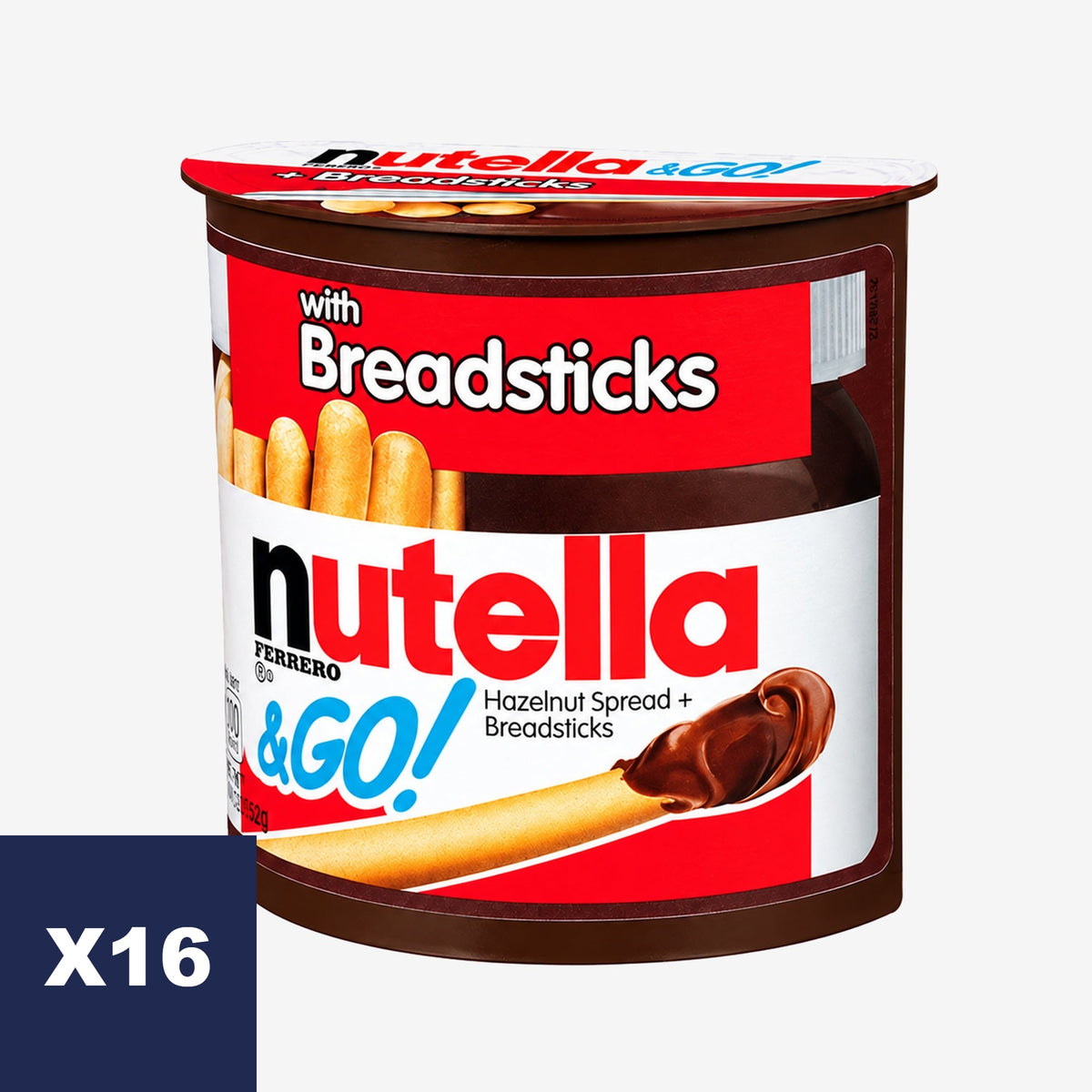 Palitos de Pan con Nutella 16 un x 52 g