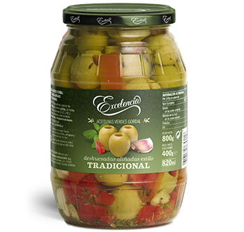 Aceitunas Aliñadas Deshuesadas Excelencia 450 g