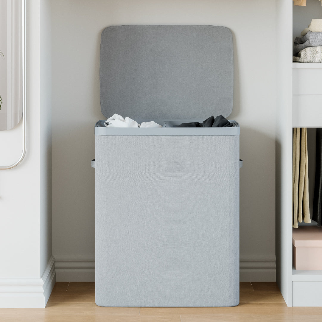 Canasto Ropa Sucia con Separación Home Logics 1 un