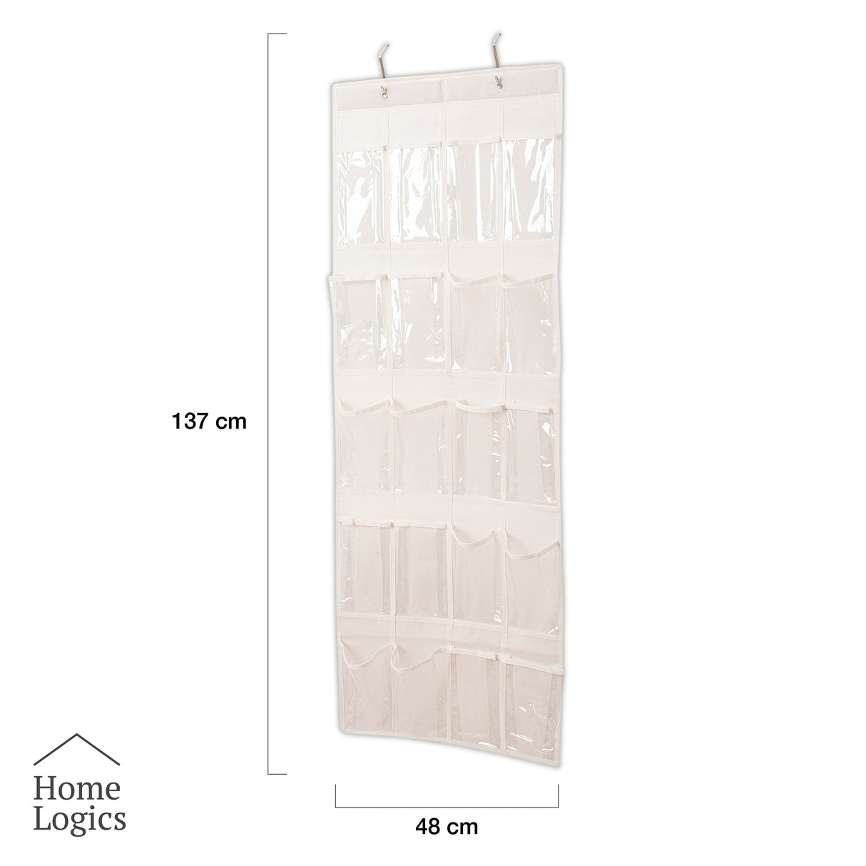 Organizador Colgante para Zapatos 20 Compartimentos Home Logics 1un