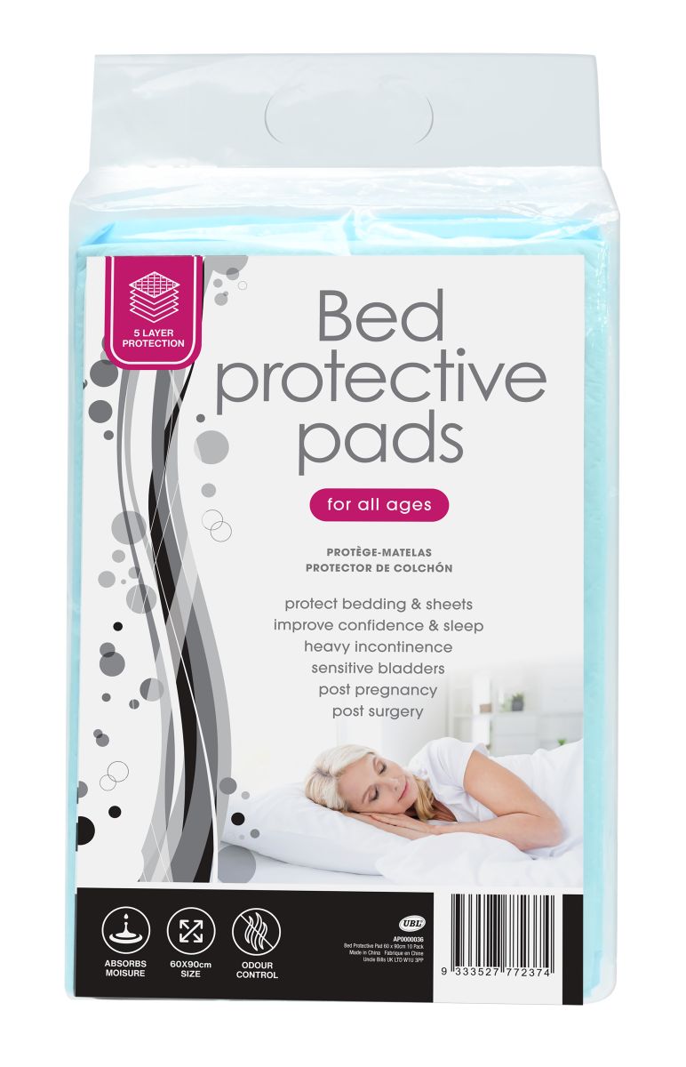 Pack 10 Protector de Cama 60 x 90 cm 1 un