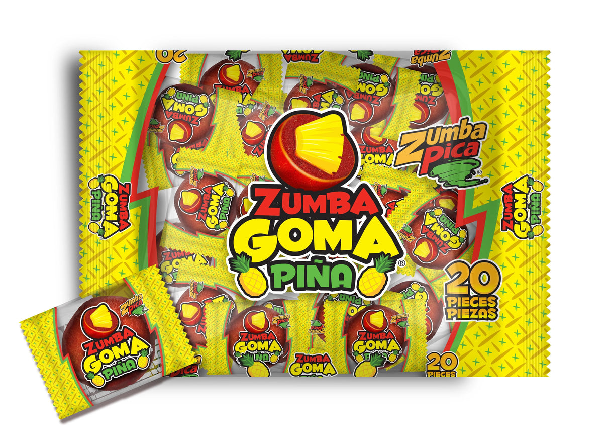 Gomitas Piña Goma Zumba 20 x 22 g
