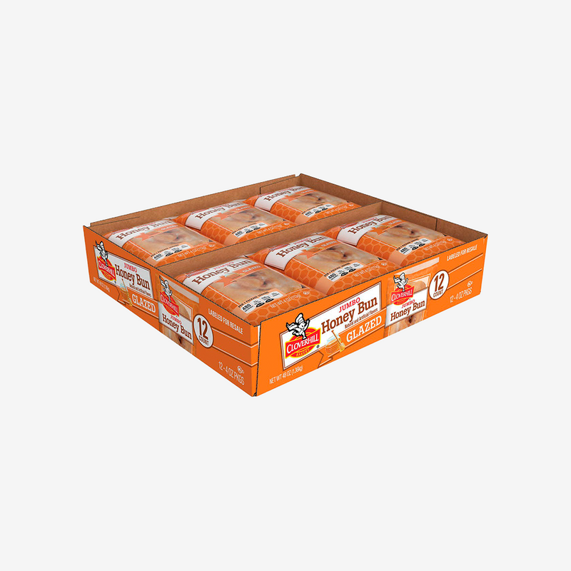 Bollo de Miel Jumbo Congelado Cloverhill 12 un x 113 g
