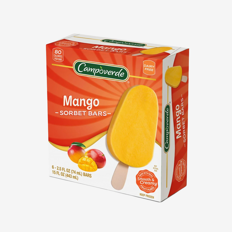 Helado Paleta Mango Campoverde 6 x 71 g