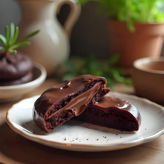 Galletas Chocolate Centro Crema sin Azúcar :Diablo 128 g