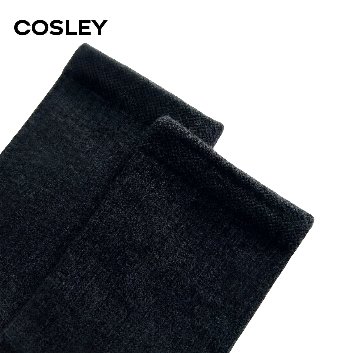 Calcetines Hombre Acolchados Crew Black Cosley Pack 6