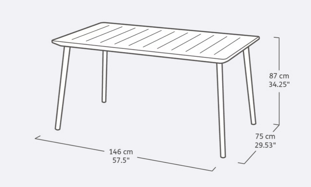 Mesa Metalea Bronze Keter 1 un