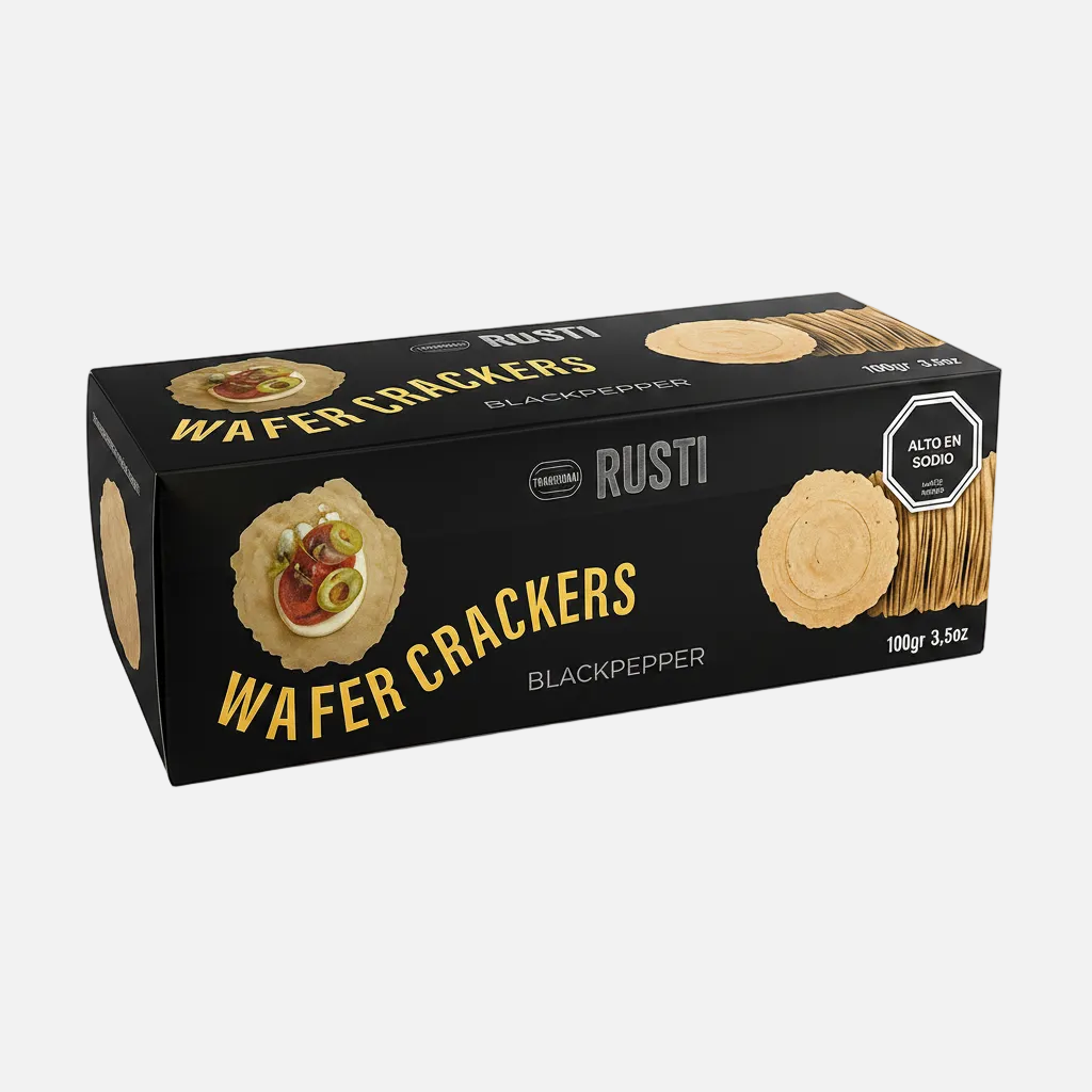 Wafer Crackers Blackpepper Rusti 100 g