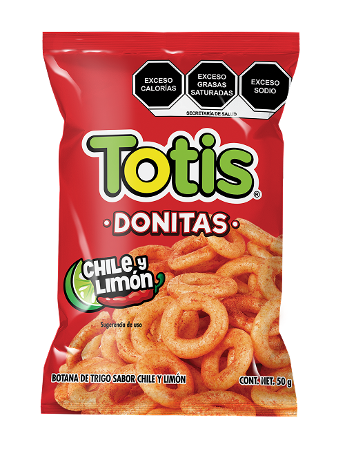 Donitas Chile y Limón Totis 50 g