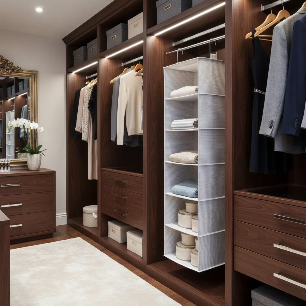 Organizador Clóset Colgante 6 Espacios Home Logics 1 un