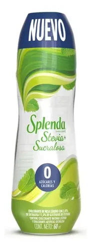 Endulzante Líquido Stevia + Sucralosa Splenda 60 ml