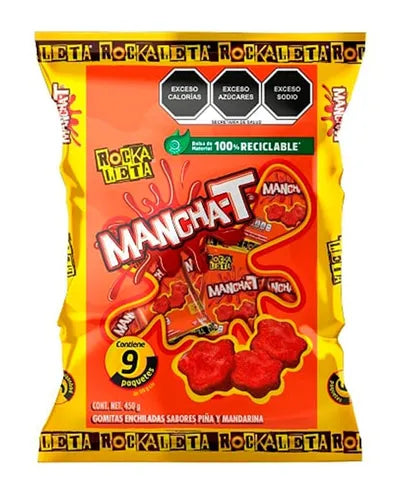 Gomitas Manchat Rockaleta 9 x 50 g