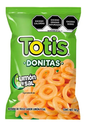 Donitas Sal y Limón Totis 50 g