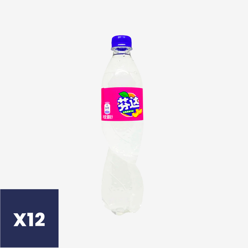 Bebida White Peach Botella Fanta 12 x 500 ml