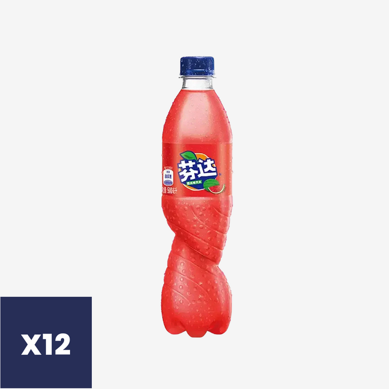 Bebida Sandía Botella Fanta 12 x 500 ml