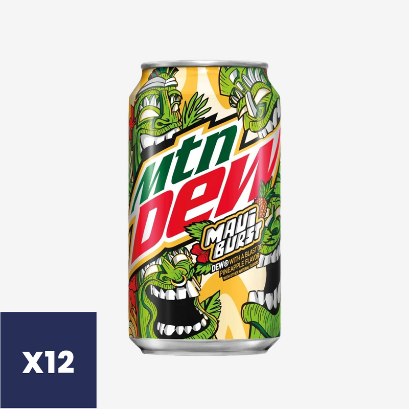 Bebida Maui Burst Lata Mtn Dew 12 x 355 ml