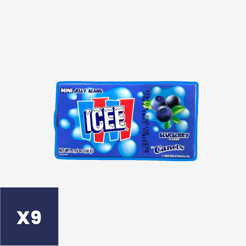 Gomitas Icee Mora Azul Mini Canel's 9 un x 50 g