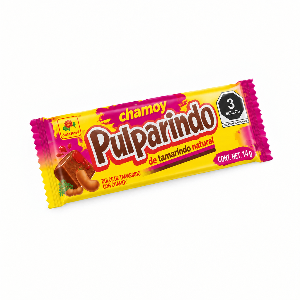 Masticables Pulparindo Chamoy De la Rosa 14 g