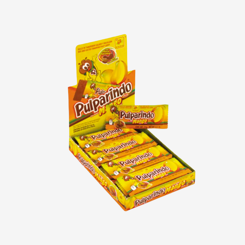 Masticables Pulparindo Mango De la Rosa 20 un x 14 g