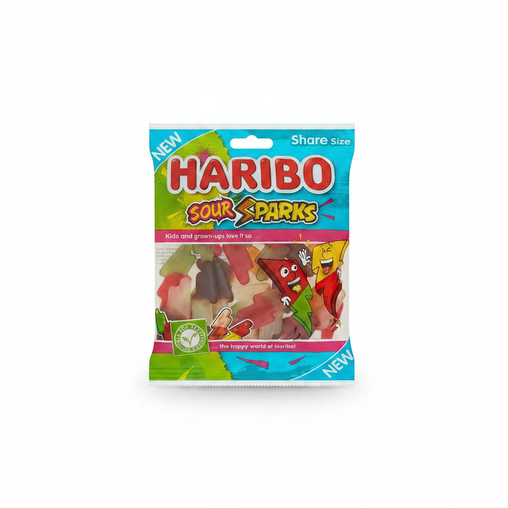 Gomitas Sour Sparks Haribo 140 g