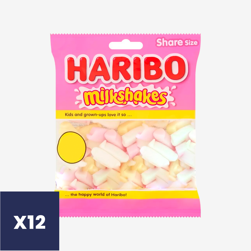 Gomitas Milkshakes Haribo 12 x 154 g