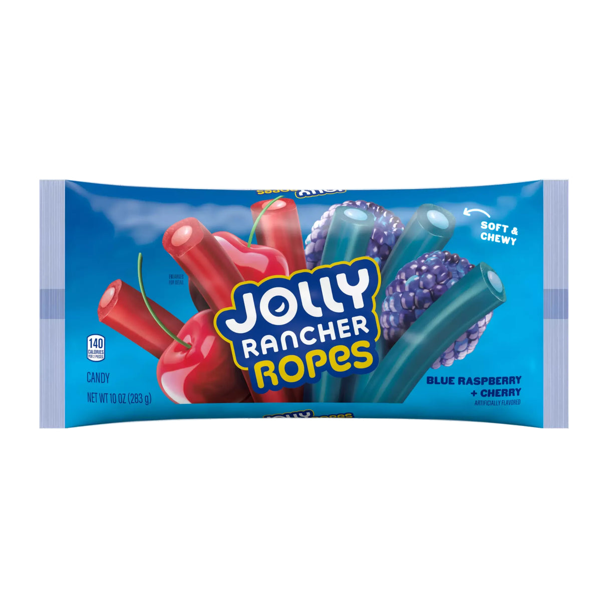 Masticables Ropes Frambuesa Azul Cereza Jolly Rancher 283 g