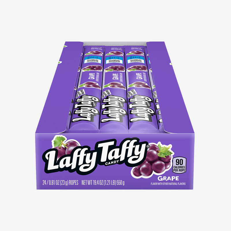 Masticables Ropes Uva Laffy Taffy 24 un x 23 g