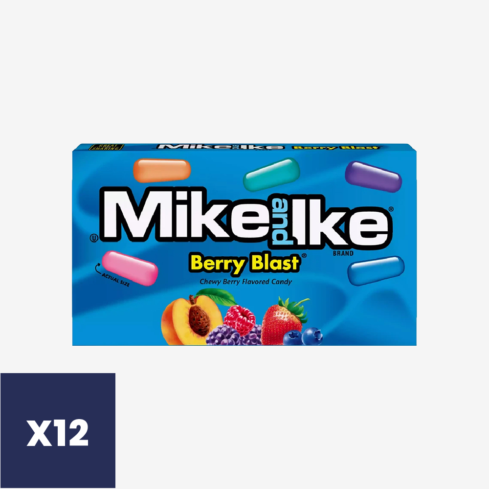 Masticables Berry Blast Mike and Ike 12 x 120 g
