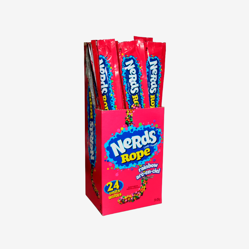 Masticables Rope Rainbow Nerds 24 un x 26 g
