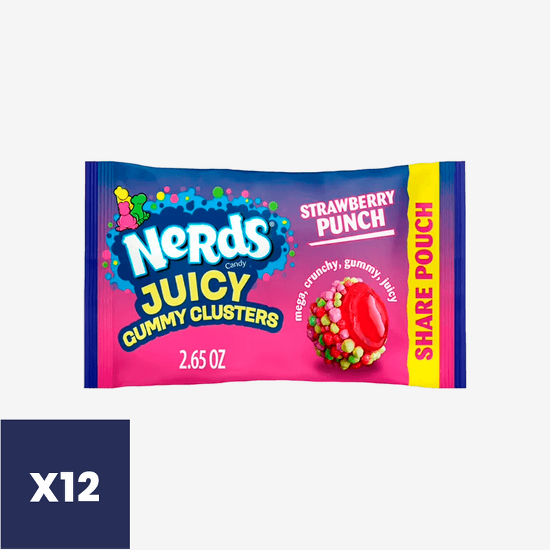 Caramelos Juicy Clusters Nerds 12 x 75 g