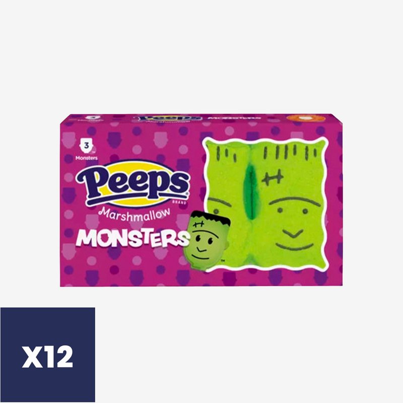 Marshmallows Monstruos Peeps 12 x 85 g