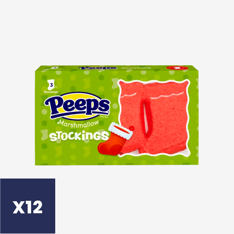 Marshmallows Calcetín Navideño Peeps 12 x 85 g