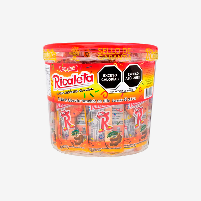 Chupete Tamarindo Ricaleta 50 un x 20 g