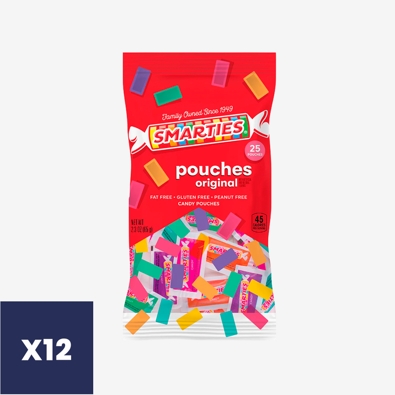 Caramelos in a Pouch Smarties 12 x 65 g