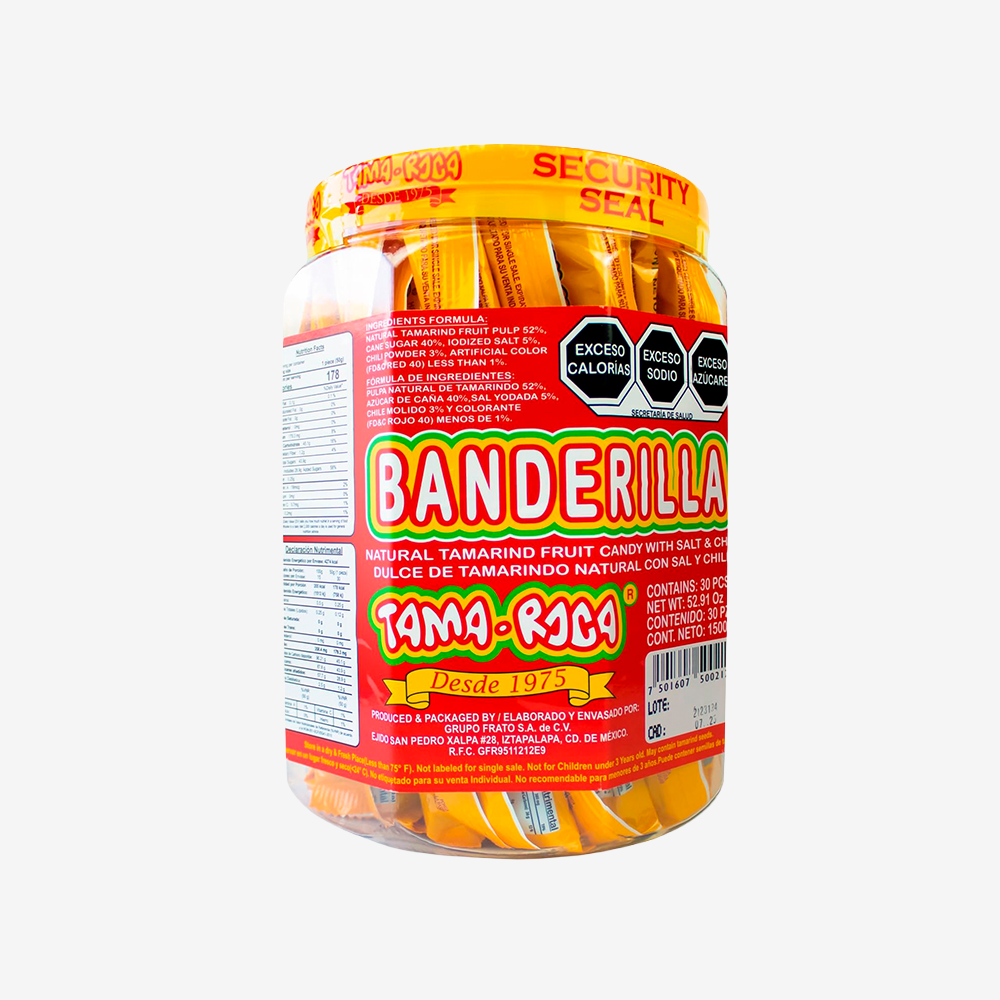 Masticables Banderilla Tamarindo Toma-roca 30 un x 50 g
