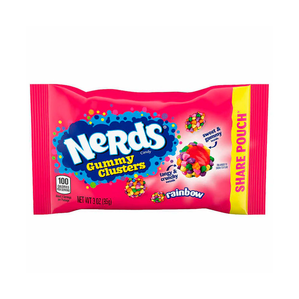 Caramelos Gummy Clusters Rainbow Nerds 85 g