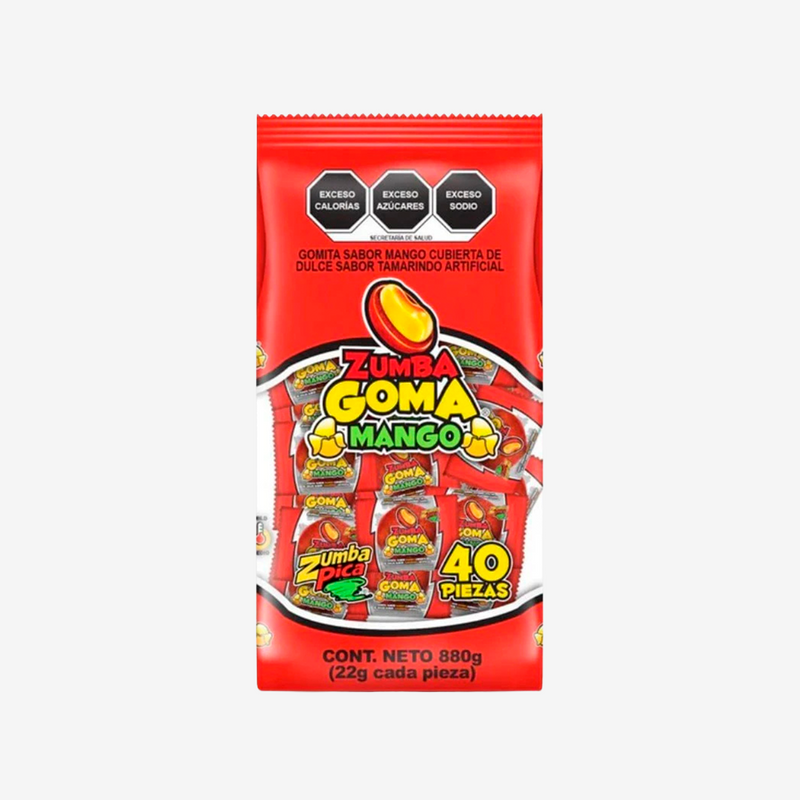 Gomitas Mango Goma Zumba 40 un x 22 g