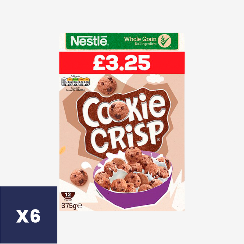 Cereal Cookie Crisp Nestle 6 x 375 g