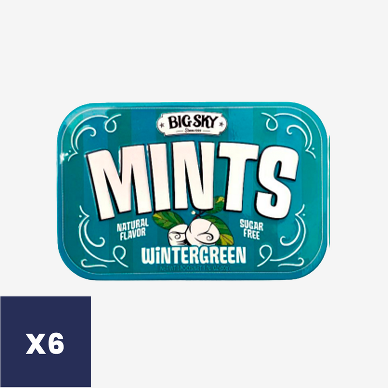 Mentas Wintergreen Big Sky 6 un x 50 g