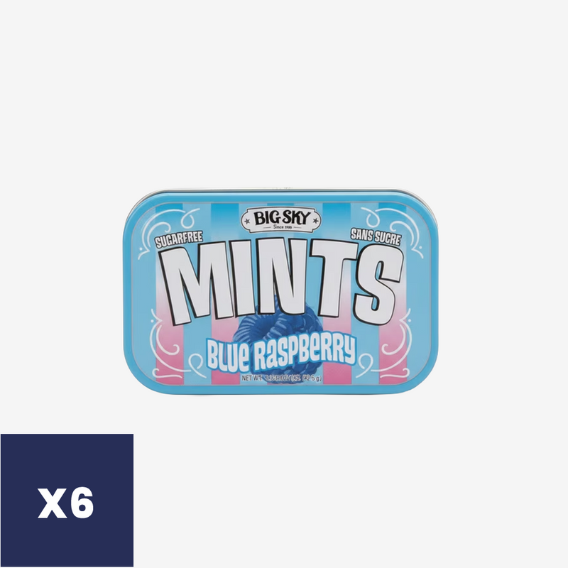 Mentas Blue Raspberry Big Sky 6 x 30 g